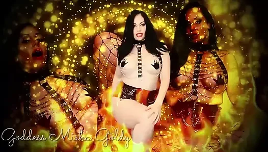 Seksi succubus'un bir damla damlatarak ruhuna ulaşacak!