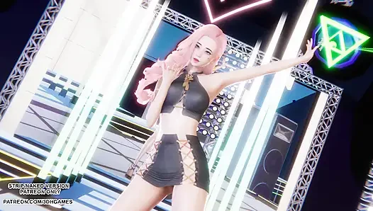 mmd iki kez - seraphine kpop dance league of legends hentai sansürsüz 4k 60 fps