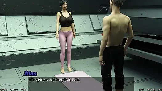 Uzayda mahsur kalmış - büyük memeli orta yaşlı seksi kadın