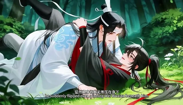 Wei Wuxian and Lan Wangji for the first time