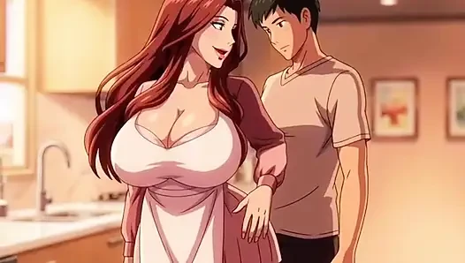 Big tits stepmom teaching her stepson the pleasures of intimate touch