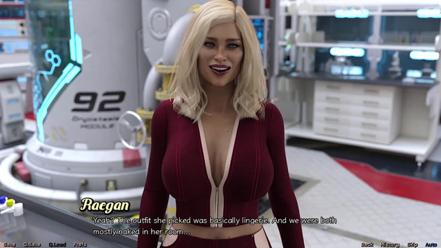 Stranded in Space - Stripper MILF Flashes Her Big Tits