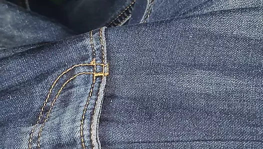 Step son pulled down jeans and let step mom handjob his dick