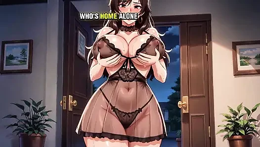 Reddedilen Eş Gece Teslimatçısını Seks İçin Arıyor - Sansürsüz Hentai