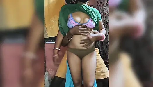 Первый чудо-видео индийской жены дези в домашнем любительском видео