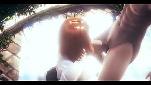 Kahraman akademim - toga ve uraraka üçlü seks - Japon Asyalı manga anime film oyunu porno