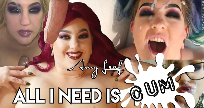 Пухлая милфа Amy Leaf - Все, что мне нужно , это сперма