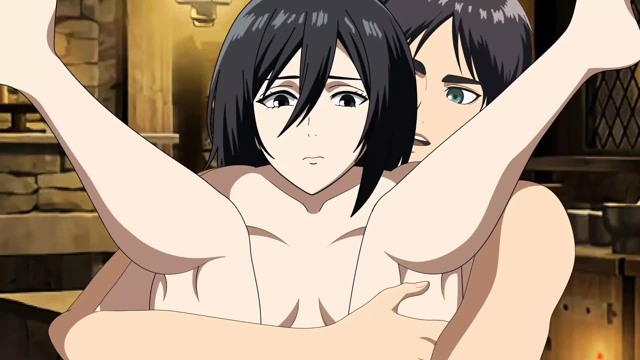 MIKASA ACKERMAN EREN ILE SIKIŞIYOR (TITAN HENTAI'YE SALDıRı)