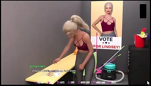 Üniversite kralı #3 Lindsey'e yardım etmeye gittim