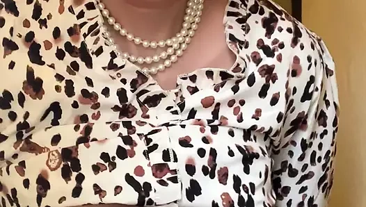 Kahverengi deri mini