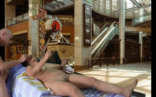 Garabas ve Olpr ile alışveriş merkezinde seks