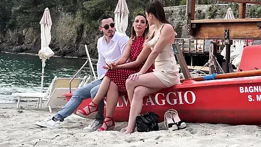 Sahilde bırakılır