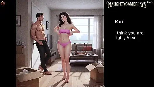 Wife's Dare Part 01 by Hot_scorpion - Married Couple Having Sex - 3D Game