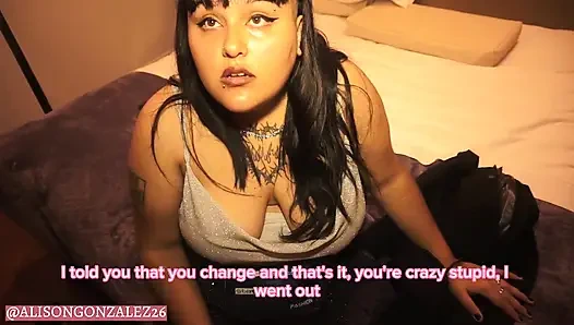 Erkek arkadaşım arkadaşlarım Alisongonzalez26 ile dans etmek istediğim için bana fahişe gibi davranıyor