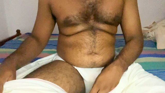 Kerala Daddy white Sarong and White Underwear