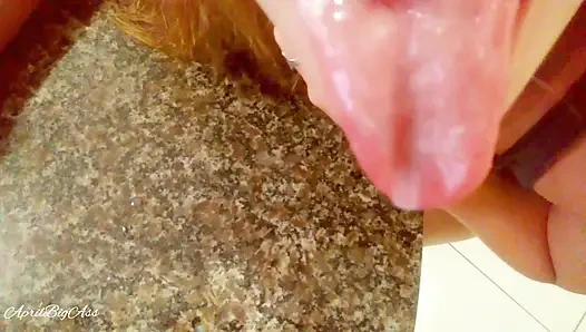 Good morning stepdad anal fucked and drinking cum from the table!!! Day 2 3-3