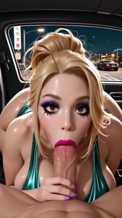 Hentai anime - Arabada, pantolonunu indirip emmek için | Bölüm 1