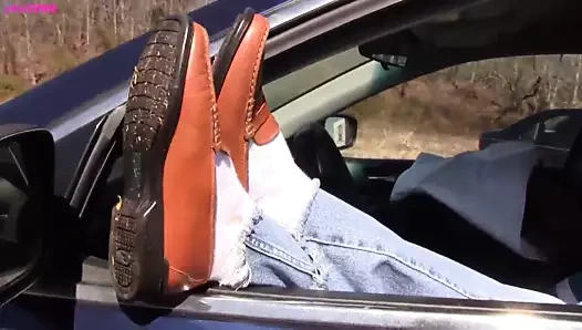 Penny kahverengi kuruş loafer'lar tam video