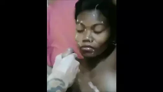 Yüze büyük boşalma 87