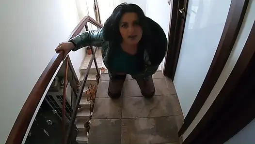 Orta yaşlı seksi kadın ile çifte zevk bölüm 47 deri, çorap ve sert sakso