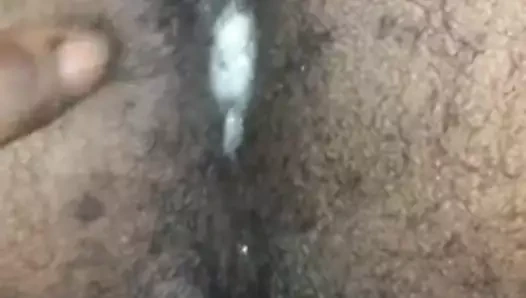 Siyah tombul göte boşalma
