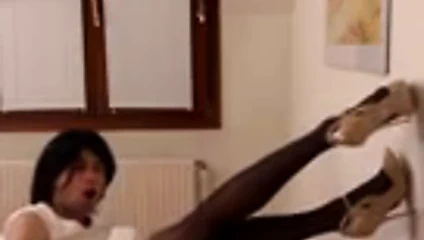 benim yapay penis ile yatakta