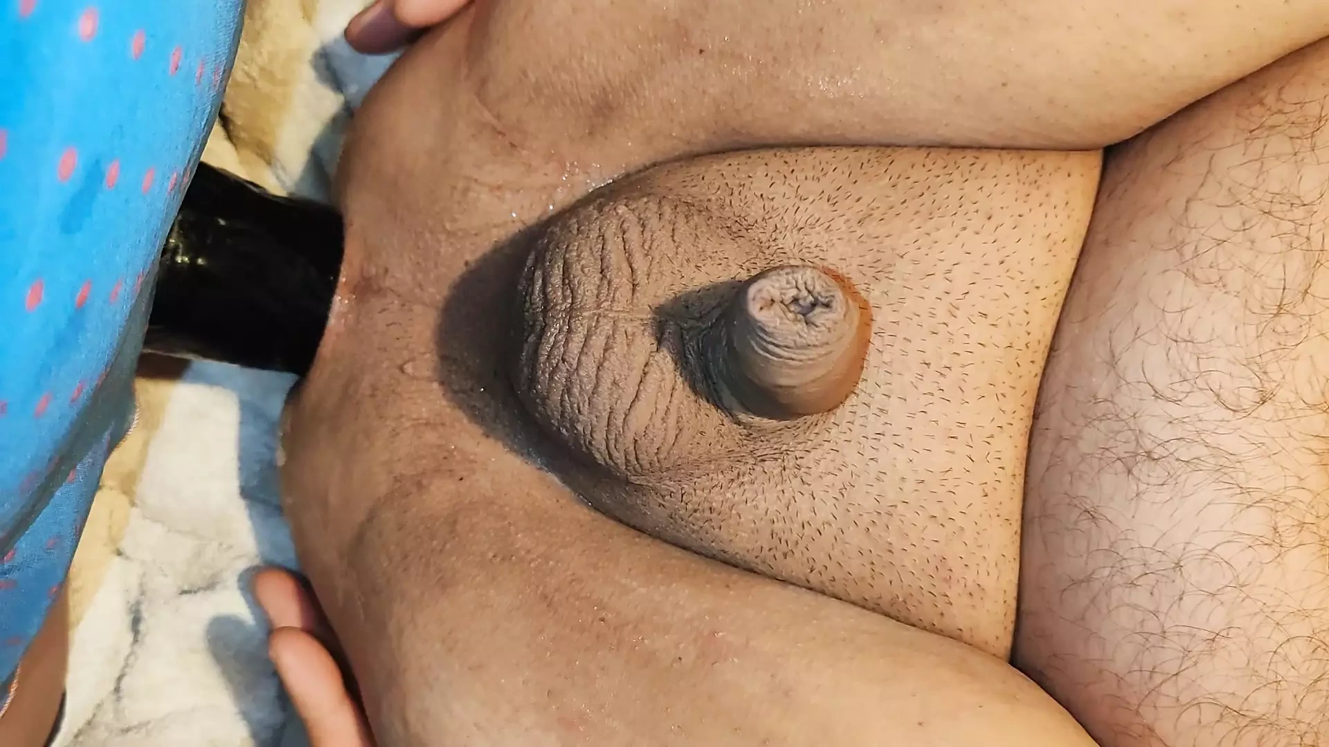 I rip the whore’s ass with my big black cock. I jump on his ass like a wild cat