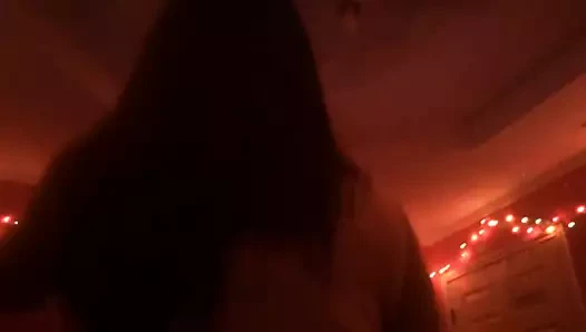 amatör bebeğim lanet içinde ters kovboy pozisyonu, pov