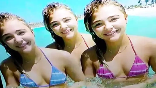 Chloe moretz bikinili üçlü chloe anısına