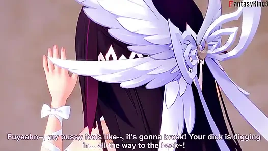 Columbina oral seks - Genshin Impact