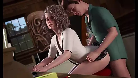 Nadia'nın hazinesi: büyük yaraklı adam ıslak amcıklı bir kızı sikiyor ep.48