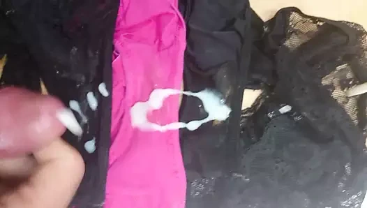 Je me branle sur les culottes de ma femme