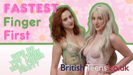 Sarışın hatun ve seksi kızıl saçlı önce boşalmak için yarışıyor