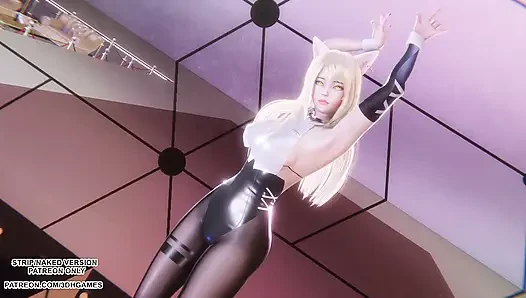 MMD CHUNG HA - СТРЕСС - Сексуальная Ахри, танец Кпоп, лига легенд, хентай без цензуры 4K 60FPS
