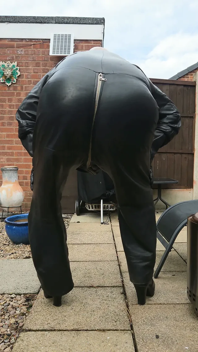 Leather Jumpsuit