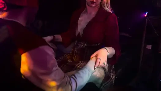 Ona dölleme hikayesi anlattım ve üzerine fışkırtarak boşalmasını söyledim