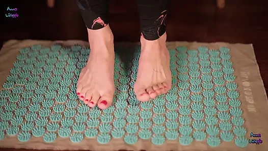 Hassas ayaklarım için akupunktur.