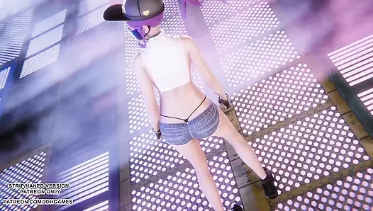 Mmd aespa - armageddon - akali seksi kpop dans league of legends hentai sansürsüz 4k 60 fps