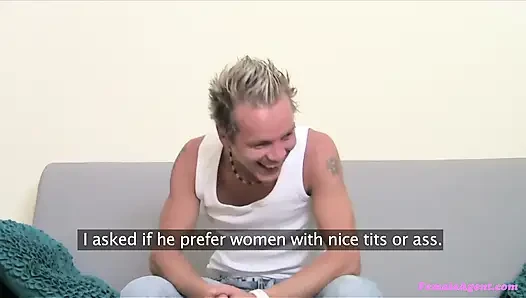 Female Agent - Punk Rocker Fucks Agent's Pussy Hard and Leaves Cum on Her Ass