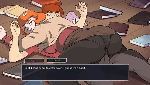 I got special treatment from the girl I met in the library video game porn