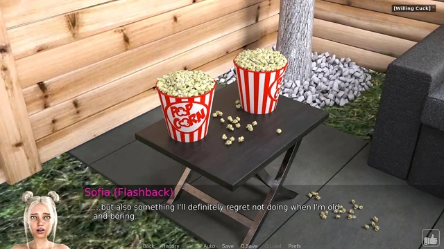 According to Sofia Blondie Makes Her Boyfriend Hard by Telling Him What She Did with His Friends by the Pool Ep 9