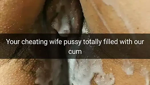 Karınızın kedisi tamamen bizim cum ile doluysa! - sütlü mari