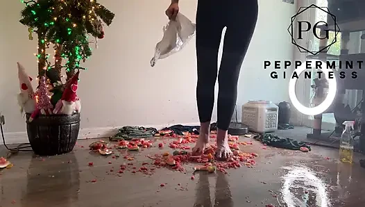 Fruit Crush Aftermath: Sulu zemin dağınıklığı temizleniyor