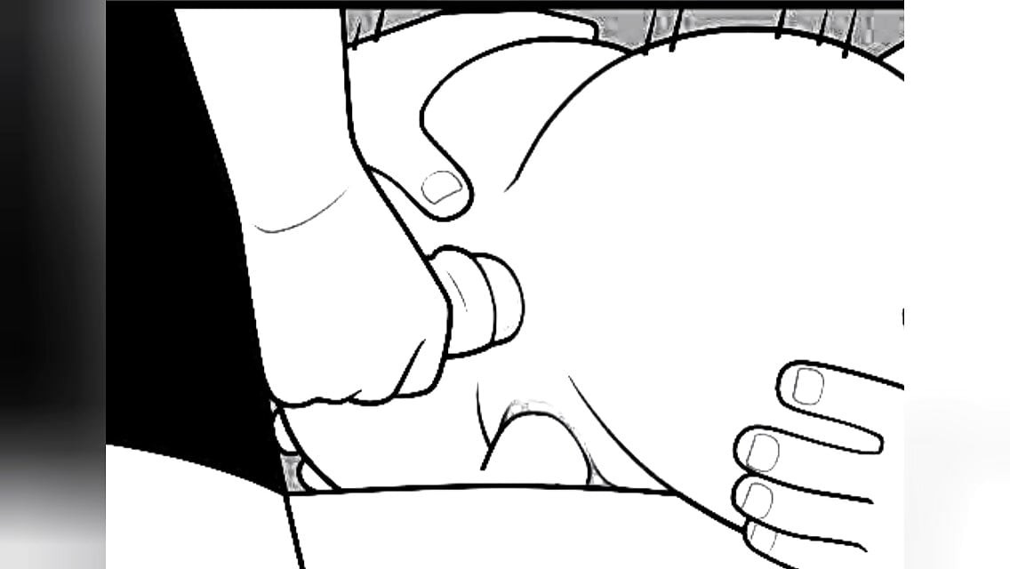 Kıçını ve kedi sert fuck için iki horoz alır - komik