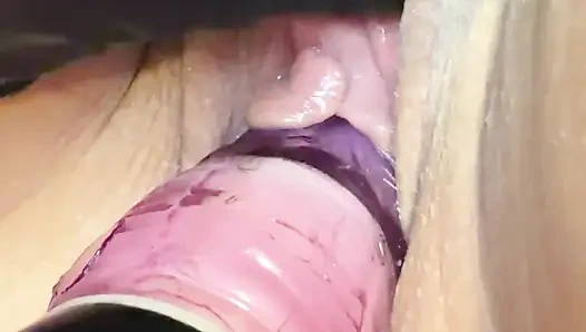 Isınmak için vajinama vibratör takın