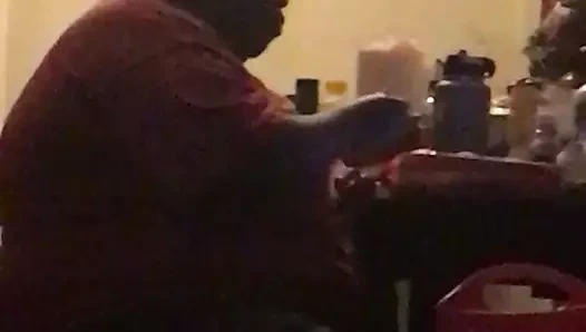 Büyük genç erkek avcısı