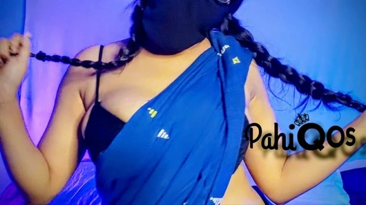 Desi e-kız pahiqos mavi mekhela göt tıkacı sürtük - çıplak parmaklama, meme tokatlama, göt şaplak!