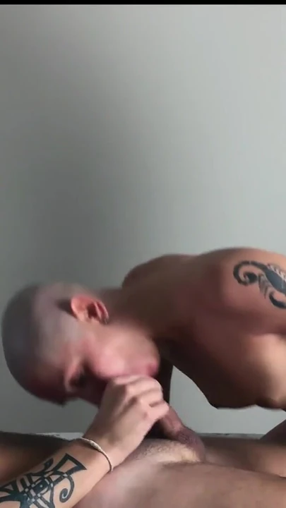 Unforgettable moment from "Horny smooth shaved bald girl has double penetration in all holes! MMF DP, double pussy fuck,"