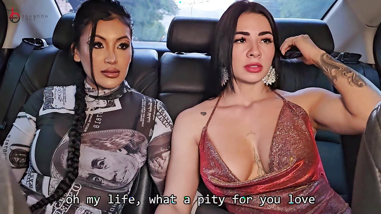 Uber BBC Threesome with Two Big-Assed Colombians - Brandon Cruz - Mariana Martix & Silvana Lee