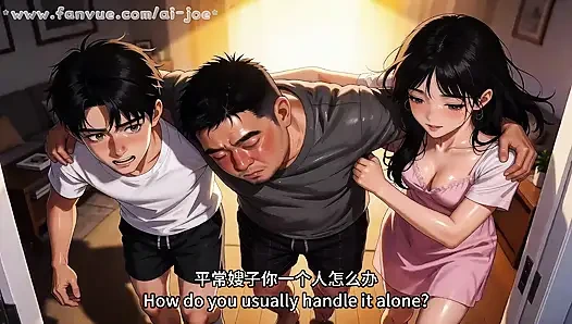 Üvey erkek kardeşimin avının önünde baldızım bana gerçekten böyle bir şey yaptı. Bu çok heyecan verici.. Yapay zeka